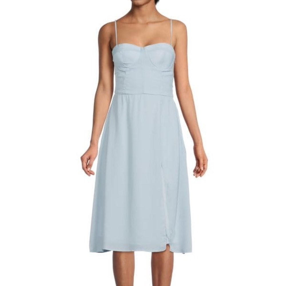 SOCIALITE Front-Slit Bustier Dress, NWT.